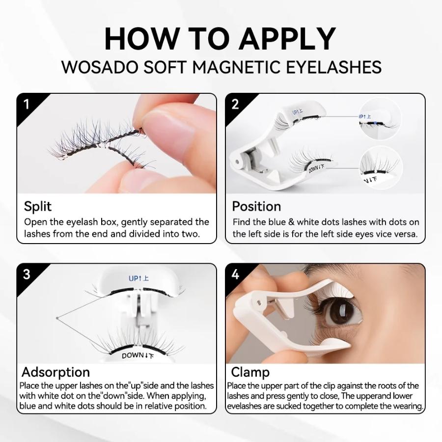 Soft Magnetic Eyelashes